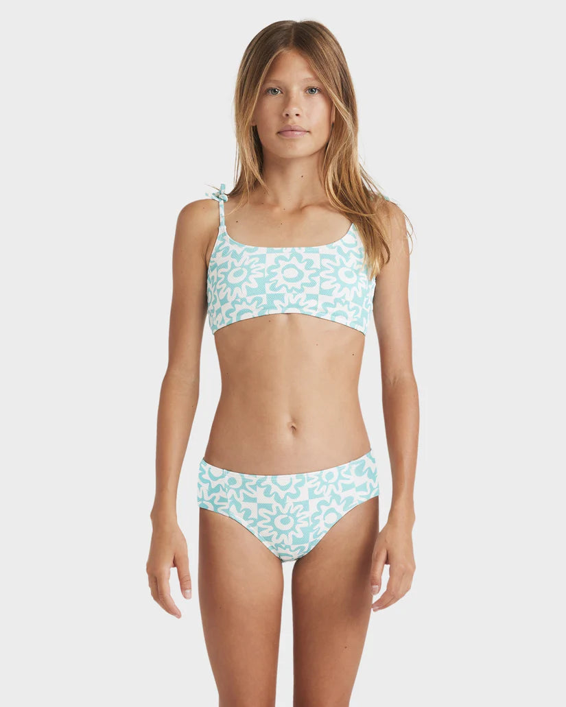 BILLABONG GIRLS LOST ON YOU TRILET SET - MISTY BLUE