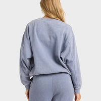 BILLABONG SALTWASHED KENDAL CREW FLC - STONE BLUE