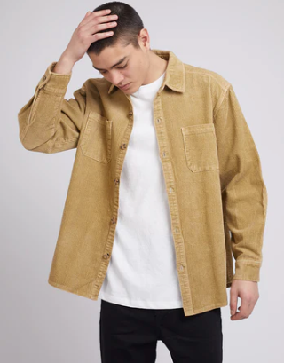 SILENT THEORY CORD OVERSHIRT