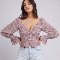 AAE KENZIE FLORAL TOP