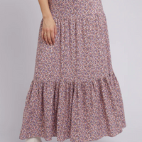 AAE KENZIE FLORAL MAXI SKIRT