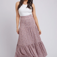 AAE KENZIE FLORAL MAXI SKIRT