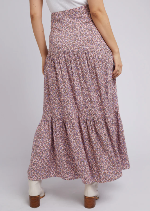 AAE KENZIE FLORAL MAXI SKIRT