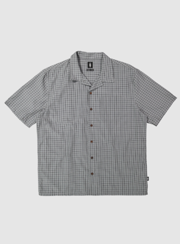 QUIKSILVER FLAMING MINI CHECK SHIRT