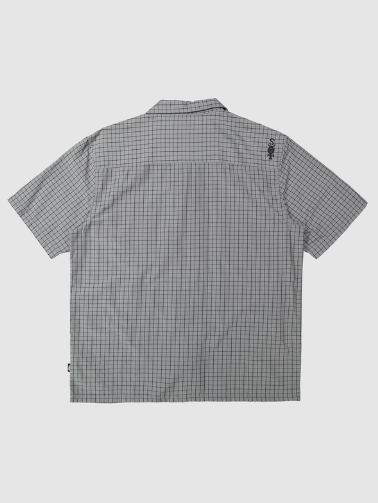 QUIKSILVER FLAMING MINI CHECK SHIRT