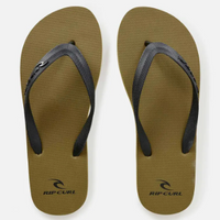 RIP CURL BRAND LOGO BLOOM OPEN TOE THONG