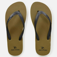 RIPCURL BRAND LOGO BLOOM OPEN TOE THONG