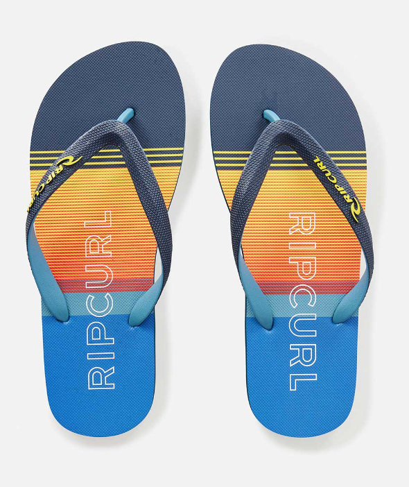 RIP CURL BREAKERS BLOOM OPEN TOE THONGS MENS