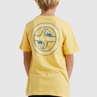 QUIKSILVER CIRCLE BACK YOUTH TEE