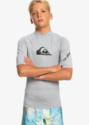 QUIKSILVER ALL TIME SHORT SLEEVE RASH VEST BOYS