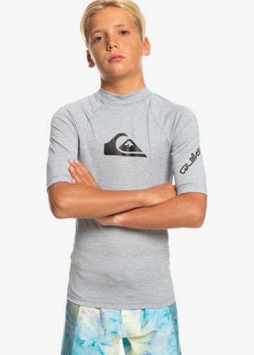 QUICKSILVER ALL TIME SHORT SLEEVE RASH VEST BOYS