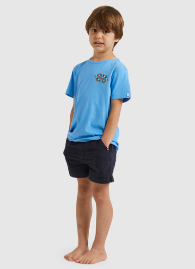 QUIKSILVER RETRO WAVES SHORT SLEEVE TEE BOYS