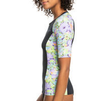 ROXY NEW SHORT SLEEVE LYCRA ZIPPED