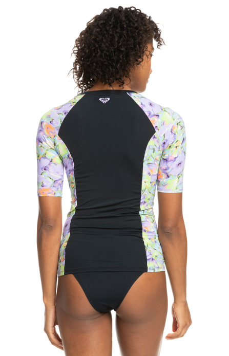 ROXY NEW SHORT SLEEVE LYCRA ZIPPED