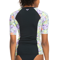 ROXY NEW SHORT SLEEVE LYCRA ZIPPED