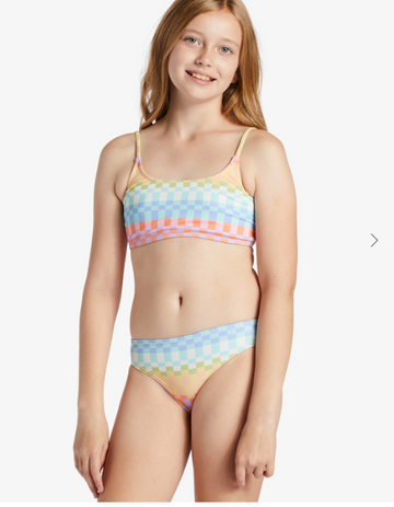 BILLABONG PARADISE CHECK TRILET SET