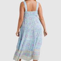 BILLABONG HIDEAWAY SHINEON MIDI DRESS