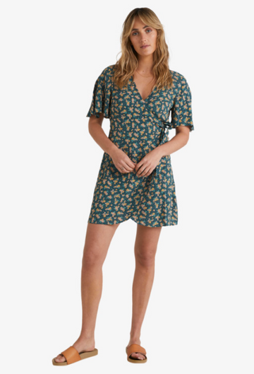 BILLABONG LOST DAYS WRAP DRESS