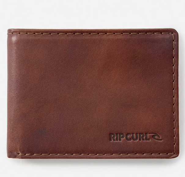 RIPCURL EXECUFOLD RFID ALL DAY WALLET BROWN