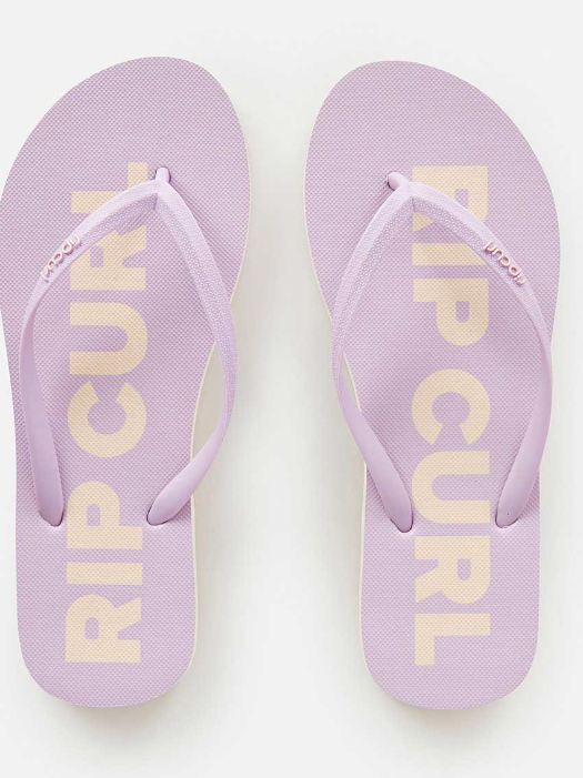 RIP CURL CLASSIC SURF BLOOM THONGS - LILAC