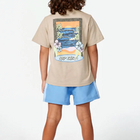 RIPCURL STATIC YOUTH ART TEE - BOY TAUPE