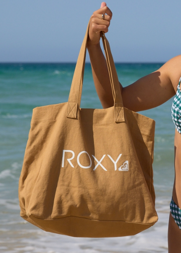 ROXY GO FOR IT TOTE BAG WARM TAUPE