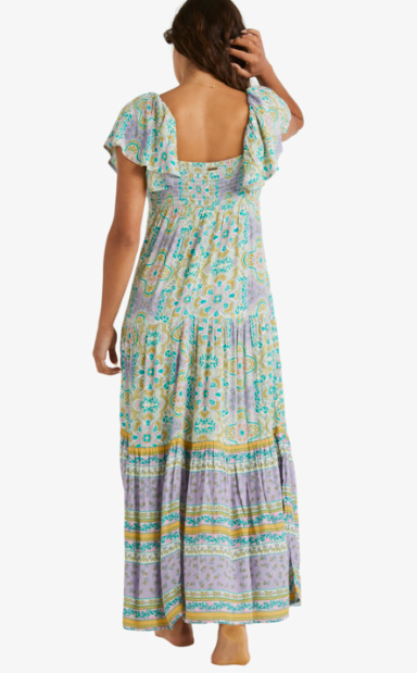 BILLABONG SUMMERSIDE MAXI DRESS - SALT CRYSTAL