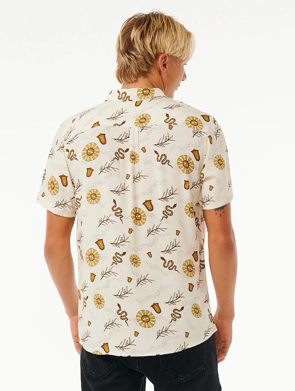 RIP CURL PARTY PACK SHORT SLEEVE SHIRT - BONE