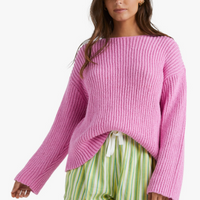 BILLABONG MOON WAVE 2 SWEATER - LUSH LILAC