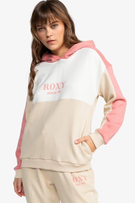 ROXY WOMENS SUNSET WAVES HOODIE - BRAZILIAN SAND