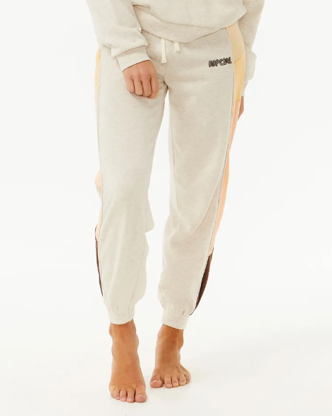 RIP CURL SURF REVIVAL TRACK PANT - OATMEAL MARLE