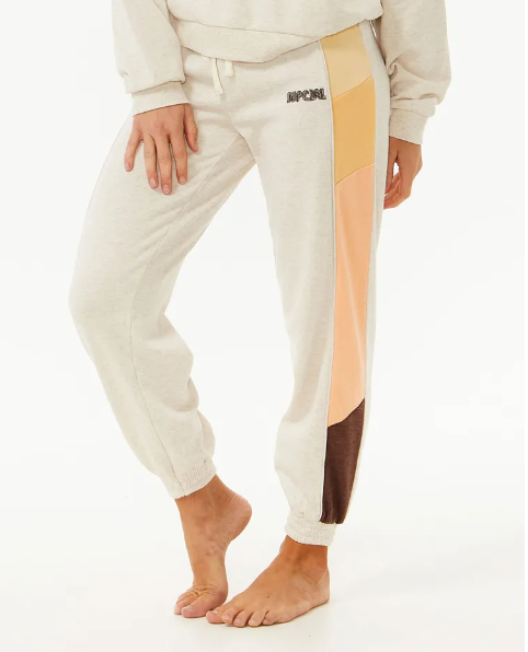 RIP CURL SURF REVIVAL TRACK PANT - OATMEAL MARLE