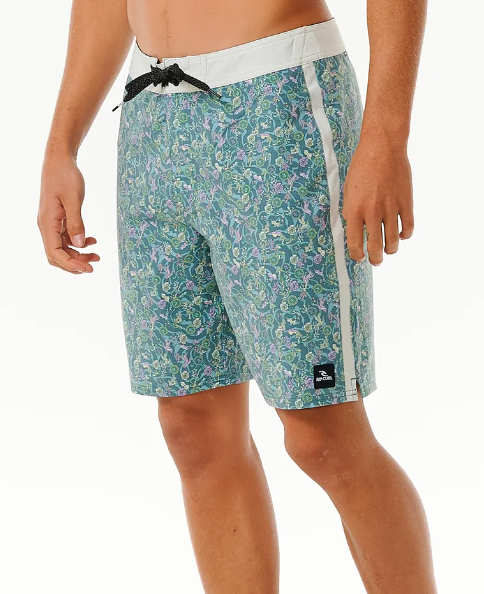 RIP CURL MIRAGE FLORAL REEF BOARDSHORT - BLUE STONE