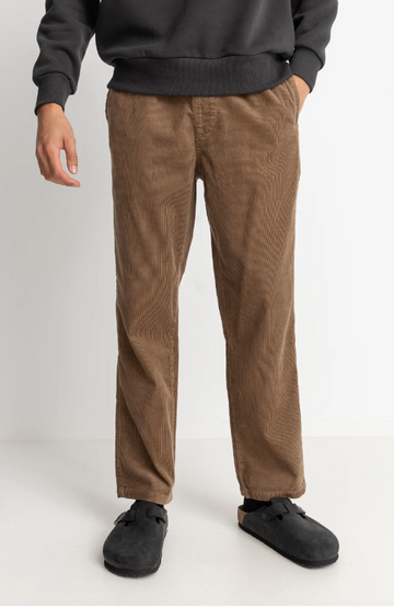 RHYTHM MENS CORD JAM PANT - OAK