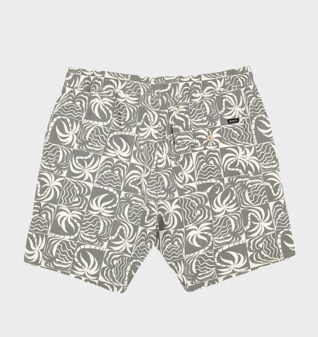RVCA EXOTICA PRINT ELASTIC BOARDSHORT