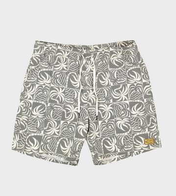 RVCA EXOTICA PRINT ELASTIC BOARDSHORT