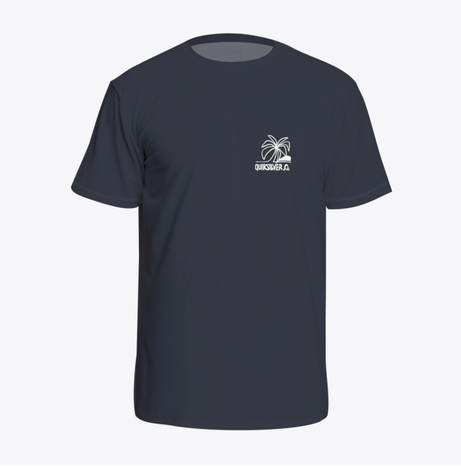 QUIKSILVER KIDS EVERYDAY SURF TEE SHORT SLEEVE UPF 50 - BLACK