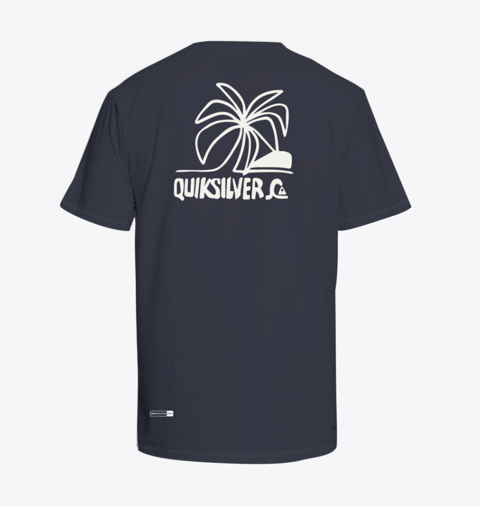 QUIKSILVER KIDS EVERYDAY SURF TEE SHORT SLEEVE UPF 50 - BLACK