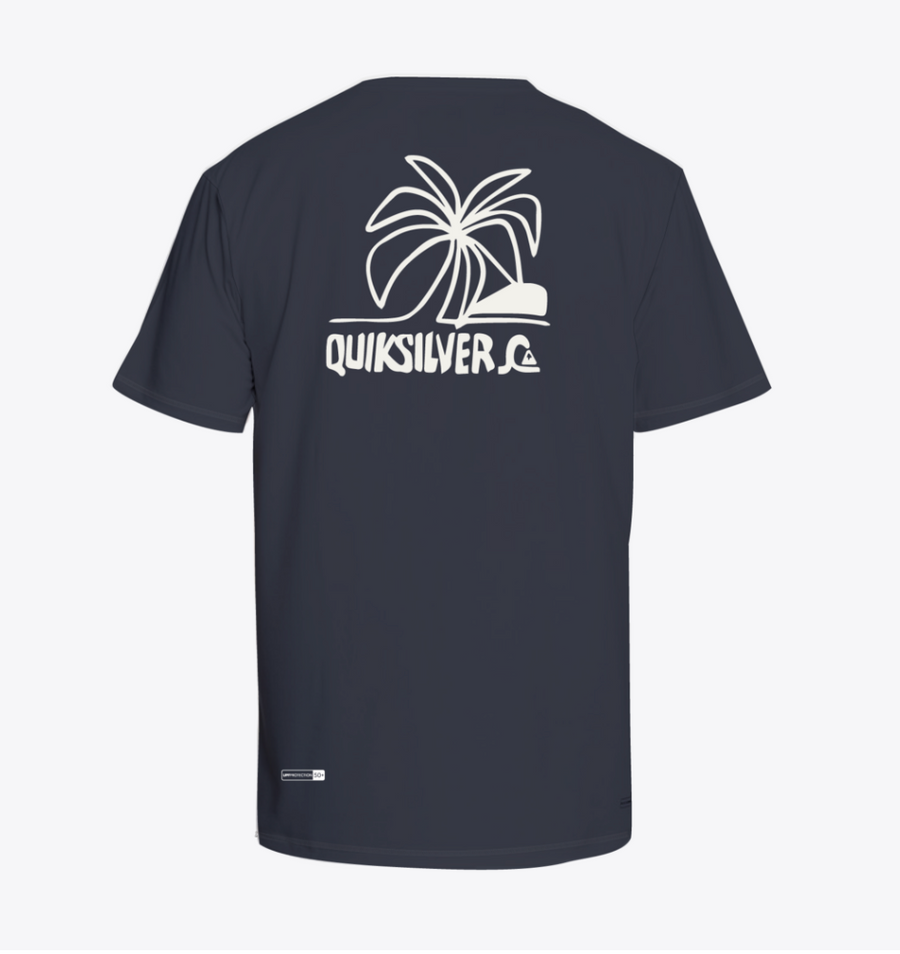 QUIKSILVER KIDS EVERYDAY SURF TEE SHORT SLEEVE UPF 50 - BLACK