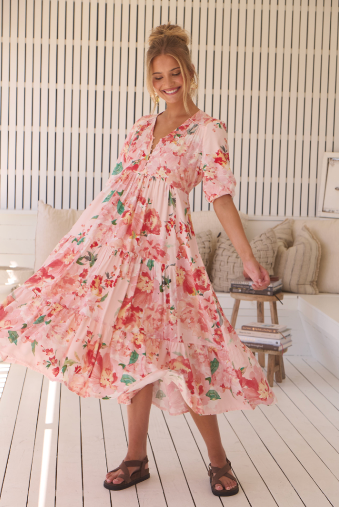 JAASE ALESSIA PRINT EVE MIDI