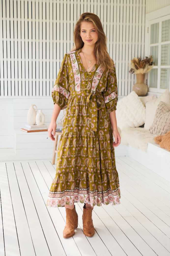 JAASE AMALIE PRINT MILA MIDI
