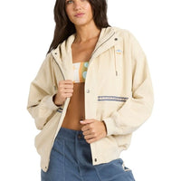 BILLABONG SET THE TONE JACKET - WHITE CAP