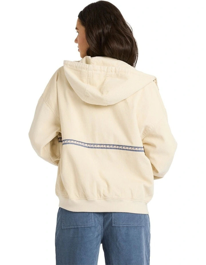 BILLABONG SET THE TONE JACKET - WHITE CAP