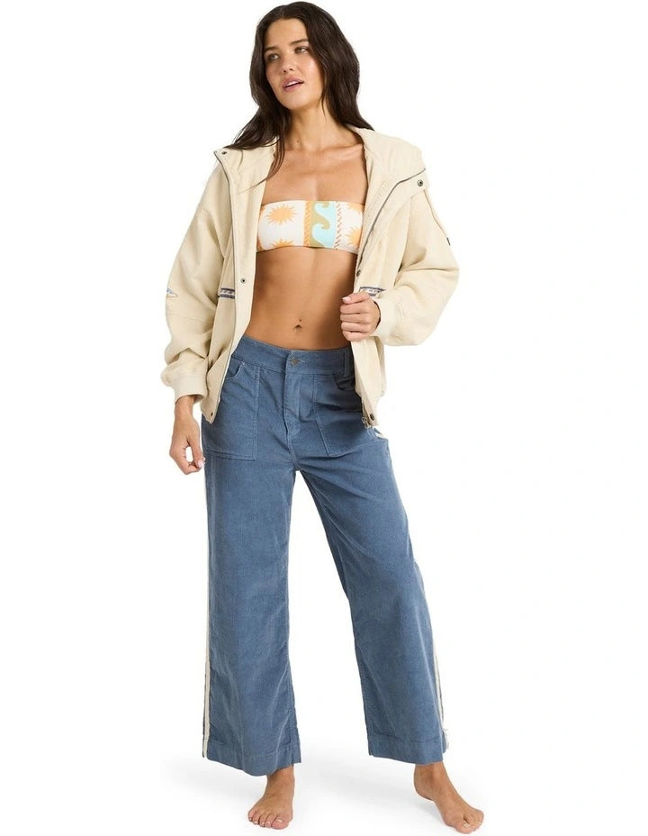BILLABONG SET THE TONE JACKET - WHITE CAP