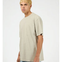 SILENT THEORY ESSENTIAL FIT TEE - GREY