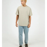 SILENT THEORY ESSENTIAL FIT TEE - GREY