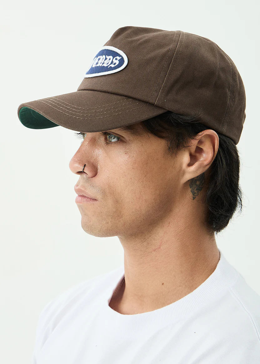 AFENDS SUMMIT RECYCLED FIVE PANEL CAP - COFFEE
