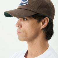 AFENDS SUMMIT RECYCLED FIVE PANEL CAP - COFFEE