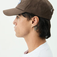 AFENDS SUMMIT RECYCLED FIVE PANEL CAP - COFFEE