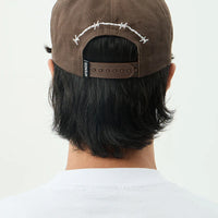 AFENDS SUMMIT RECYCLED FIVE PANEL CAP - COFFEE